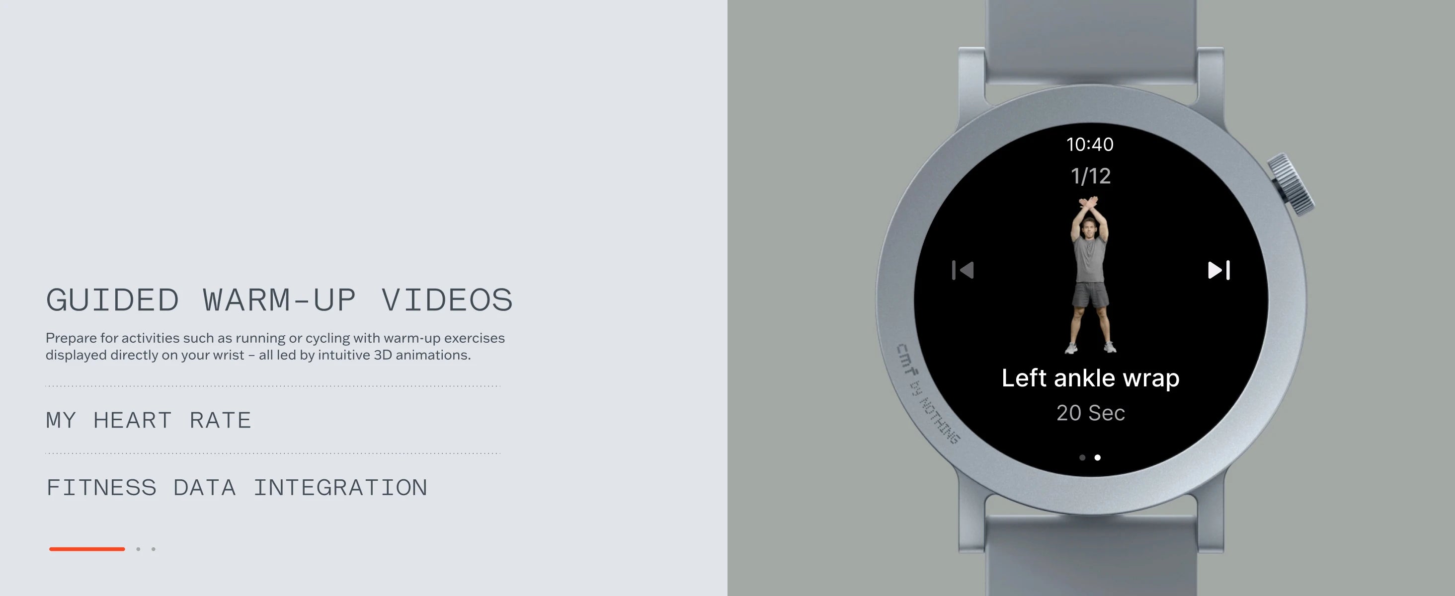 CMF by Nothing Watch Pro 2 1.32" AMOLED-Display Bluetooth-Anrufe mit KI-Rauschunterdrückung