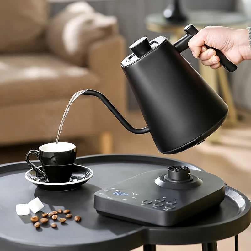 Electric Gooseneck Kettle 1000ML  Hand Brew Coffee Tea 1200W Pot Smart Teapot Temperature Control Pot Rapid Heating Kettle 220v Hauptbild