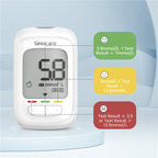 Sinocare Safe AQ pro Ⅰ Blutzuckermessgerät Glucometer Kit Diabetes Tester Medizinisches Blutzuckermessgerät oder nur Teststreifen Lanzetten