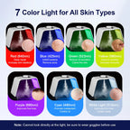 7 Farben LED Photon Schönheitsmaske Hautbefeuchtung Nano-Spray Gesicht & Körper SPA Hautpflege LED Gesichtsmaske