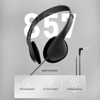 3,5-mm-Kabel-Computer-Kopfhörer ohne Mikrofon Gaming-Headset Geräuschunterdrückung Sport-MP3-Kopfhörer Kabel-Stereo-Headset Universal
