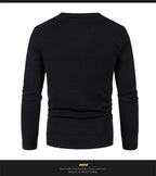 2024 M-5XL Herbst Herren Strickjacke Dünner V-Ausschnitt Basic Elastisch Slim Fit Dünner Pullover Einfarbig Freizeit Vielseitige Jacke