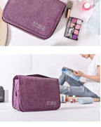 Hochwertige Make-up-Taschen für Damen Reise-Kosmetiktasche Kulturbeutel Wasserdichter Organizer Neceser Hängende Badezimmer-Waschtasche