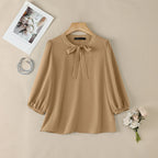Summer Solid Color Blouse 2026 ZANZEA Women Tops Trend Casual O Neck Short Sleeve Blusas Female Elegant OL Work Shirt Mujer