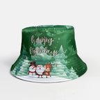 Cartoon Youthful Cool Novelty Christmas Santa Claus gift fisherman hat Outdoor Leisure Sunscreen Sun Hat Men Women bucket hats