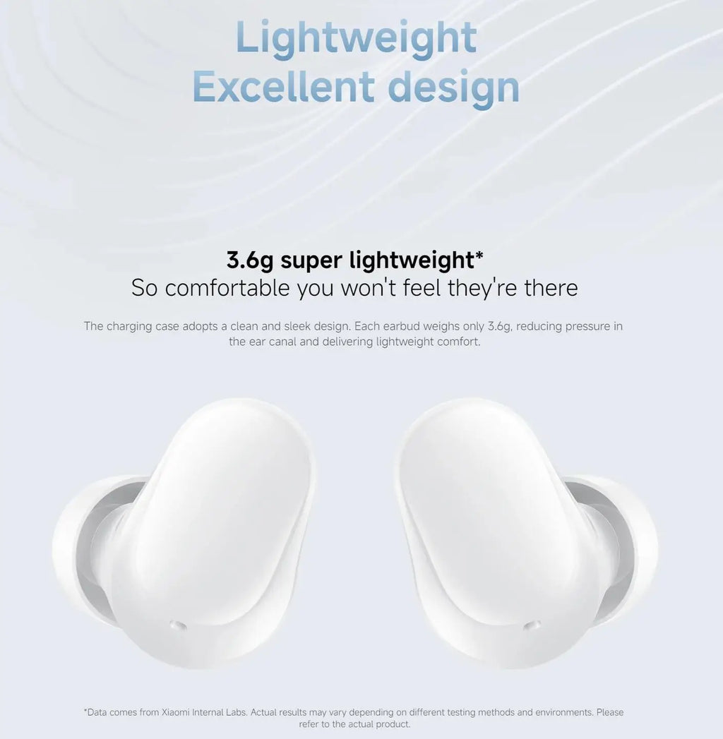 Xiaomi Redmi Buds 6 Play Wireless Bluetooth Earphone, AI Noise Reduction, Touch control Wireless Earphone, Long Endurance BT5.4