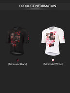 X-TIGER GALE SERIES Herren Radtrikot Kurzarm Slim Fit Rock Punk Style Atmungsaktives Trikot für Mountainbike und Rennrad