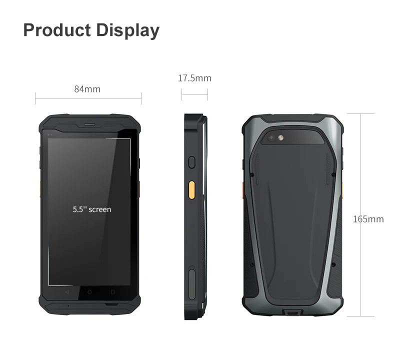 Handheld 125kHz-134,2kHz RFID Tierohrmarkenleser Android PDAs Scanner für Rinder-/Ziegenmilchviehbetriebe und Viehbestandsdatenmanagement