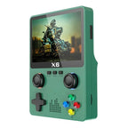 Retro Handheld-Spielkonsole 3,5 Zoll IPS-Bildschirm Dual 3D Joystick 11 Simulatoren GBA Videospiel-Player 10000+ Spiele als Geschenk für Kinder