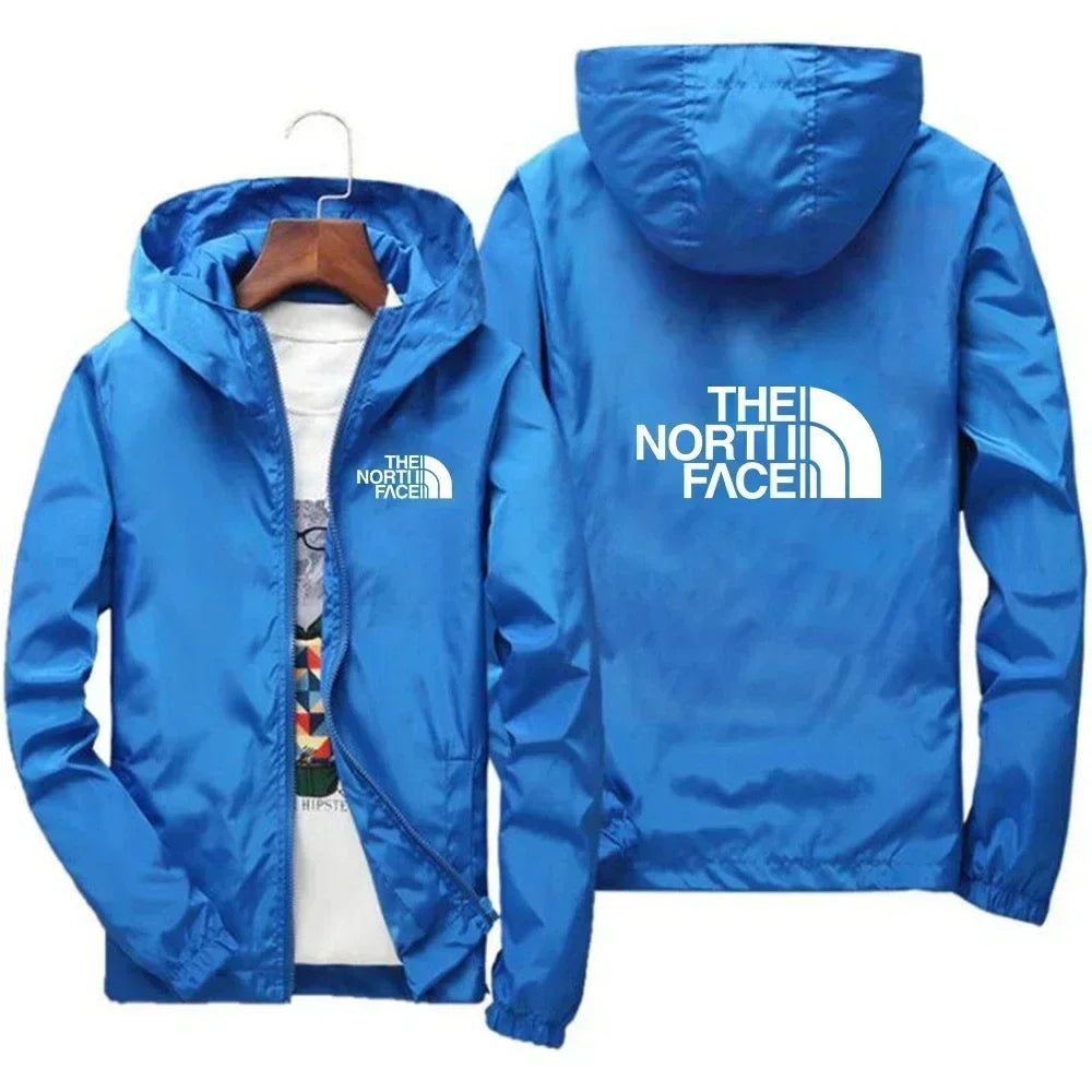 2025 Herren Mode Winddichte Kapuzenjacke mit Reißverschluss Lässige Outdoor-Sportbekleidung für Streetwear, Laufen und den täglichen Tragekomfort