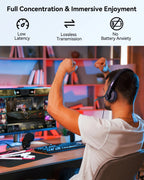 EMEET Kabelgebundenes Headset mit Mikrofon, Callcenter USB-Kopfhörer, ENC-Geräuschunterdrückung, Office-Kabel-Kopfhörer für Telefon/PC-Computer