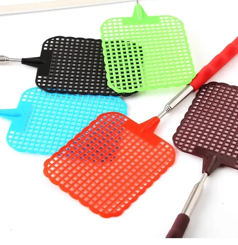 Expandable Fly Swatter Mosquito Killer Stainless Steel Swatting Device Household Indoor Outdoor Pest Control Tool