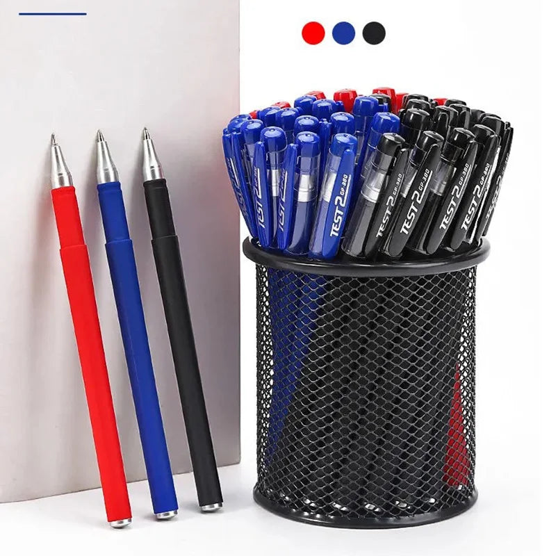 Gelstifte Set 0,5 mm Schwarz Blau Rot Nachfüllung Gelstift Rundspitze Schul- & Bürobedarf Schreibwaren Kawaii Zubehör Schreibwaren