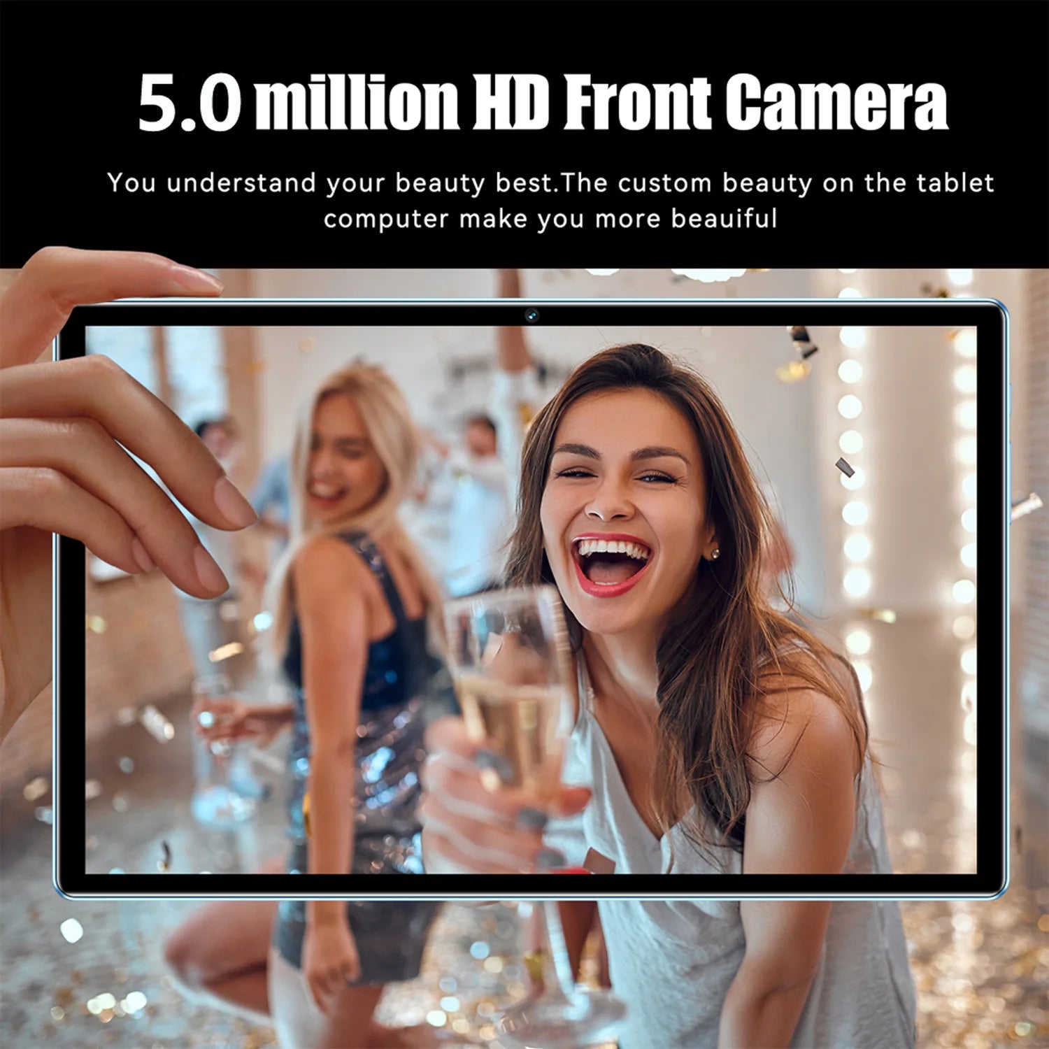 2025 Neu verbessertes Pad 10,1 Zoll Android-Tablet Octa Core 6GB RAM 128GB ROM Dual-Netzwerk WLAN Dual-Kameras Tablet PC 6000mAh