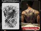 Magic Juice Tinte Wasserdichte Tattoo Aufkleber Große Größe Kräutersaft Temporäre Tattoos Männer Body Art Drache Tiger