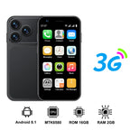 SERVO 18SE MINI Kleines Android Smartphone 3G WCDMA Dual SIM-Karte 2GB+16GB Play Store Wi-Fi Gesichtserkennung 3.0 Zoll Mini Smartphones
