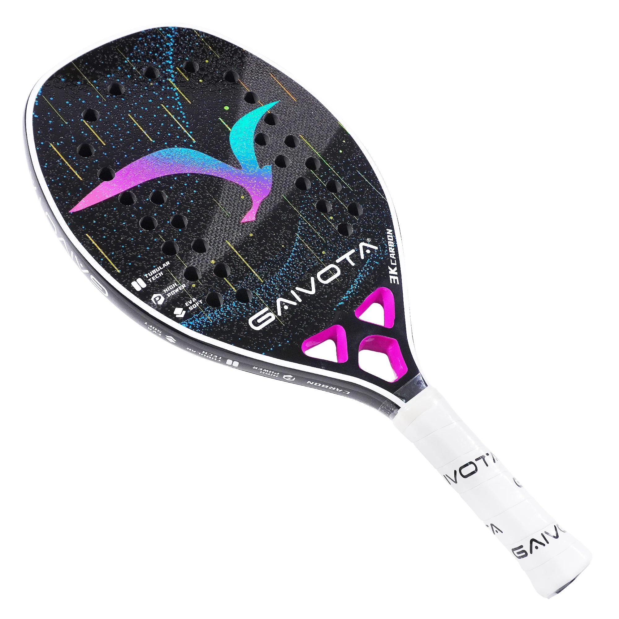 GAIVOTA 2025 Carbonfaser Beach Tennis Schläger 3K+Rucksack