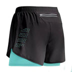 Neue Herren Laufshorts Gym Sportshorts 2 in 1 Schnelltrocknende Workout Trainings Gym Fitness Jogging Short Pants Sommer Herren Shorts