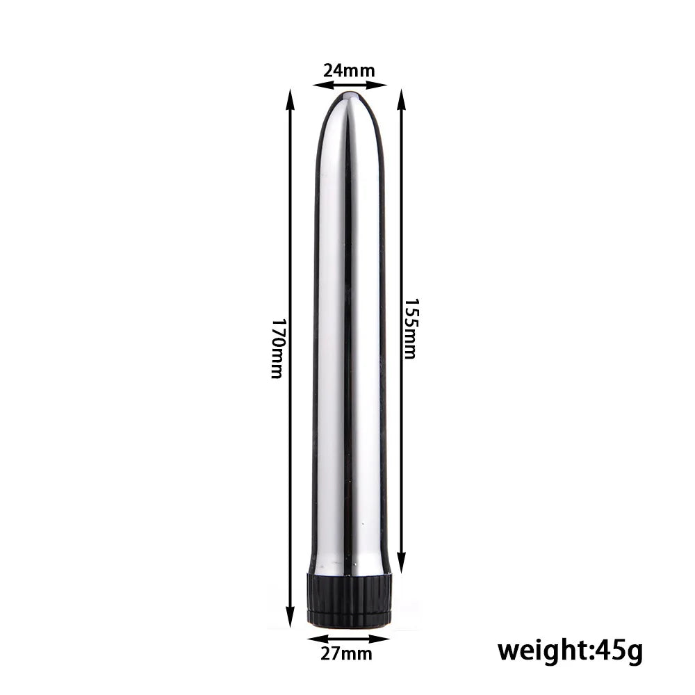 7 Zoll Zauberstab Dildo Vibrator Sexspielzeug für Frauen Vaginal Pussy G-Punkt Stimulator Weiblicher Taschen-Masturbator Kugel Vibrator