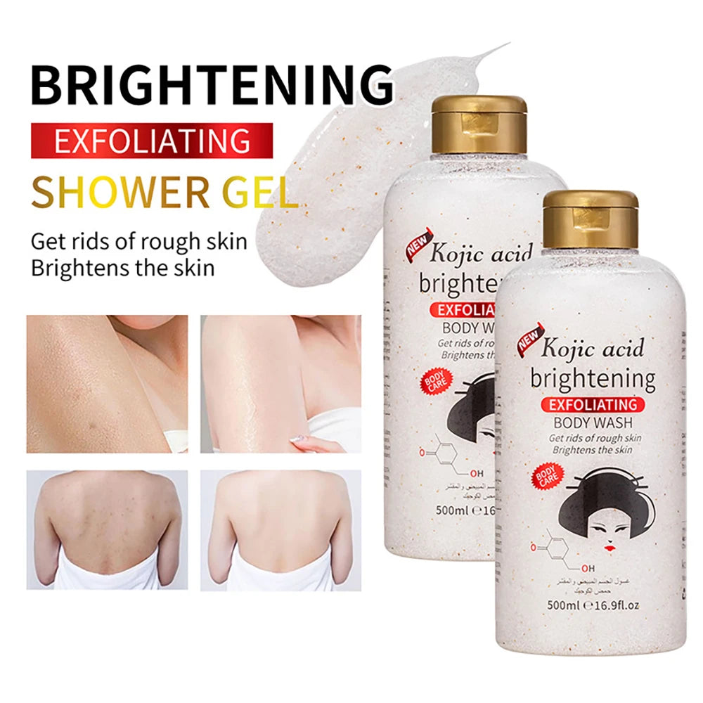 500ml Rose Kojisäure Lavendel Duschgel Tiefenreinigung Aufhellung Peeling Körperwaschmittel Peeling Körperpflege Duftende Hautpflege Hauptbild