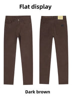 2026 98 % Baumwolle Elastische Baumwolljeans Herren Frühling Slim Straight Denim Hose Komfort Große Größe Koreanische Business Casual Hose