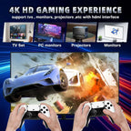 4K 64G Retro-Spielkonsole: M15 Game Stick mit über 40.000 klassischen Arcade-Spielen, zwei kabellosen Controllern und 2-Spieler-TV-System