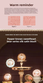 Flower Knows The Sweetie Bear Collection Satin geprägtes Rouge Langanhaltend Matt Aufhellend Natürlich aufhellende Gesichtskosmetik 5g