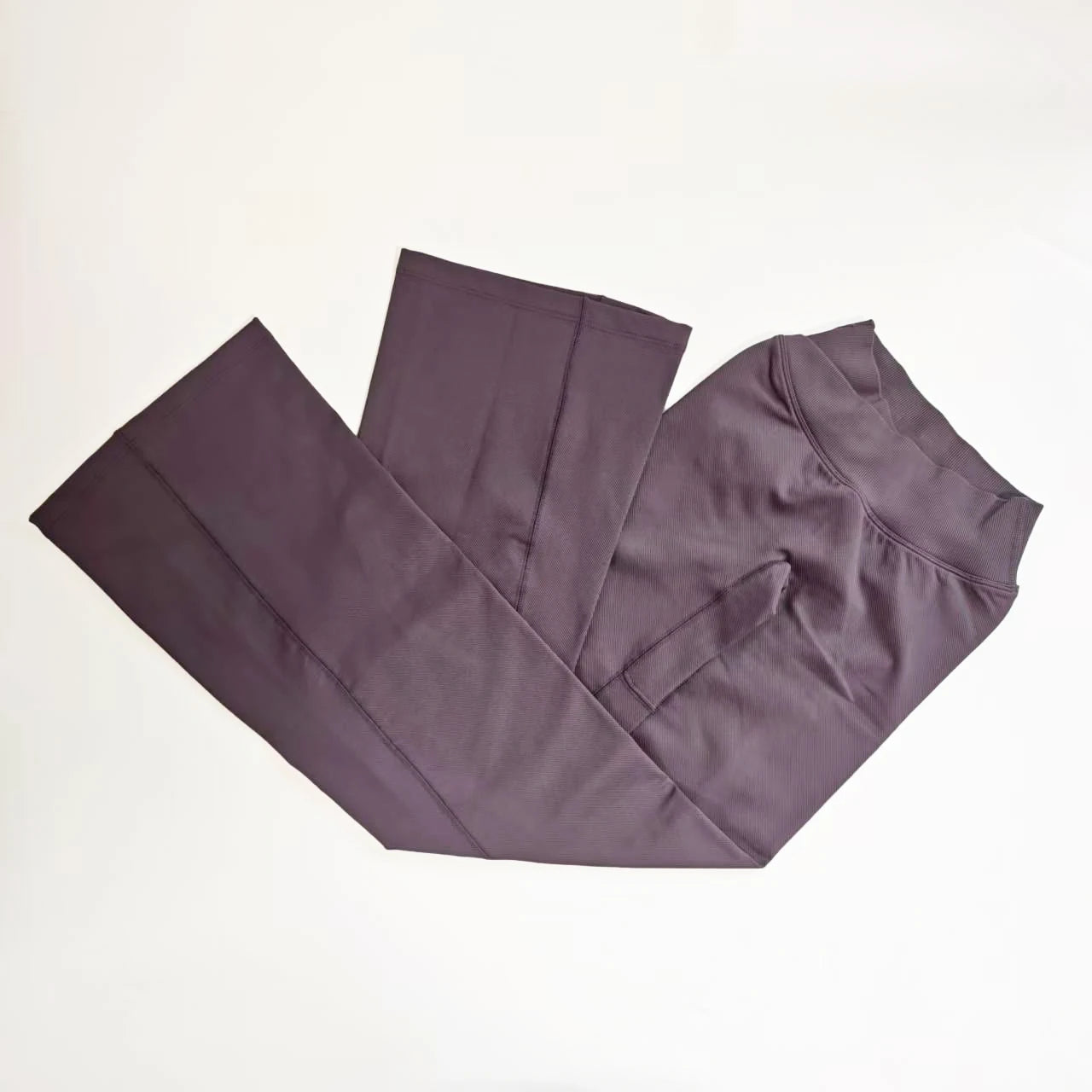 NCLAGEN Vision Flares Damen Fitnessstudio Fashion Yogahosen mit überkreuzter Vorderseite, hoher Taille, nahtlosen Sport-Leggings, Fitness-Hosen mit weitem Bein