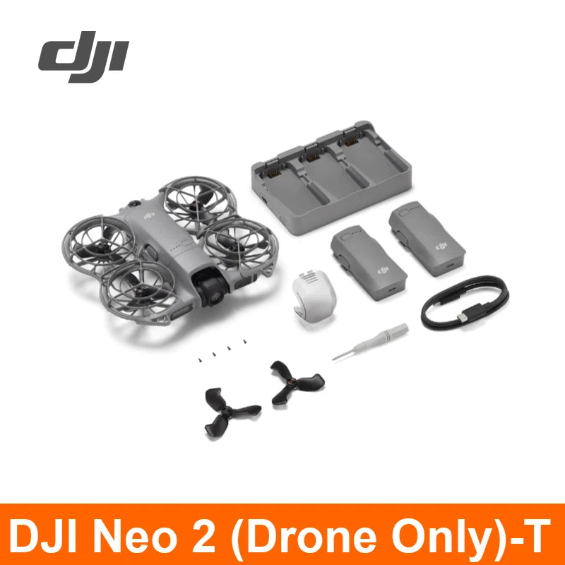 DJI Neo2 Drohne Flugkamera-Drohne 4K stabilisiertes Video 151g leicht & tragbar Vollständiger Propellerschutz neun 2 C0