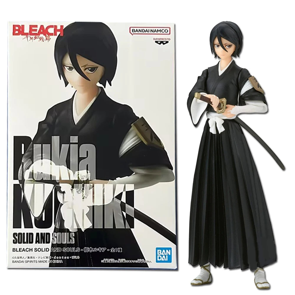 18,5 cm Anime BLEACH Kuchiki Rukia Actionfigur Sammlermodell Spielzeug Japanische Puppen Desktop Dekorationen PVC Stehfiguren