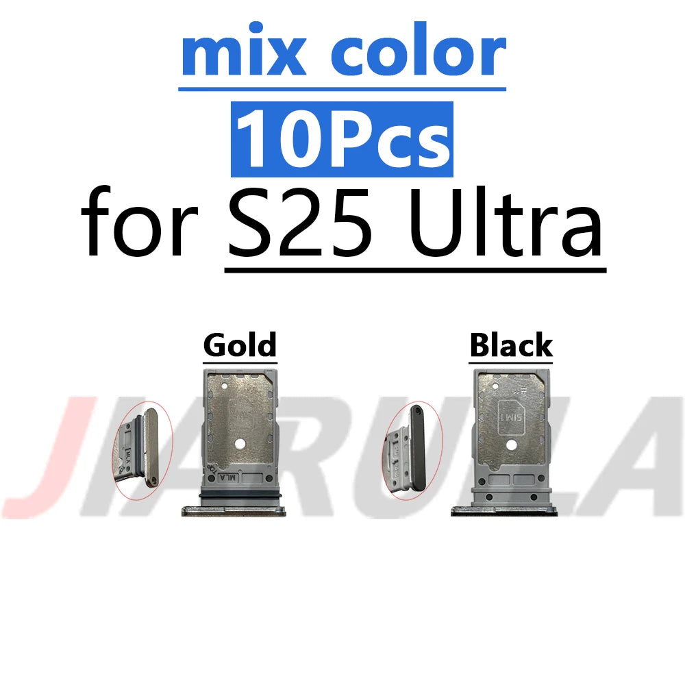 10 St. SIM-SD-Dual-Karten-Telefonkartenhalter-Adapter in verschiedenen Farben für Samsung S23 S24 S25 Plus S23 Ultra SIM-Kartenfach Einschub
