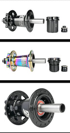 2024 KOOZER XM490 PRO BOOST Mountain Bike Hubs Steel shaft Sealed Bearing 148x12MM 110x15MM 141x5MM 28H 32 Holes Noise hub