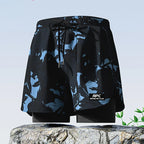 Badeboxer Herren Badehose Set Neu Strandbadehose Für Erwachsene Schnell Trocknende Surf-Badeshorts mit Futter Schwimmhose