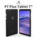 PRITOM 7 Zoll Tablet PC 32 GB Android 11 mit Quad-Core-Prozessor HD-IPS-Display Dual-Kamera WiFi mit PU-Schutzhülle