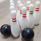 Kinder Bowling Set Familie Indoor Ball Partyspiel Sportspielzeug Bälle Pins Bowling Spielzeug Plastik Lustiges Bowling Set Kinderspiel TMZ