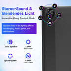 URAO Android 15 Tablet 10,1 Zoll 20GB RAM 64GB ROM 5-Kern Dual Kamera Tablets PC Set Tastatur/Hülle/Maus/Stylus/Kopfhörer