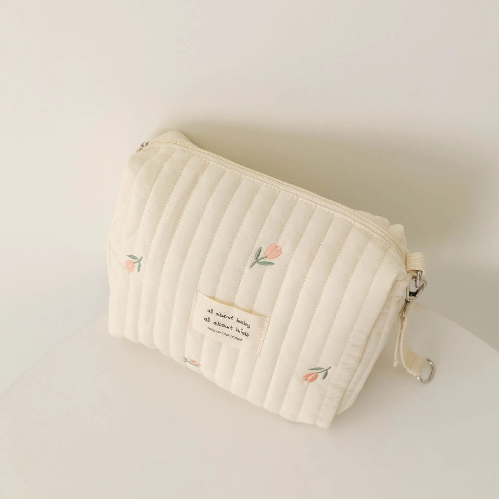 Niedliche Bären Wickeltasche Baumwolle Reißverschluss Windeltasche Damen Handtasche Windel-Caddy Organizer Baby Umstands-Reisetasche