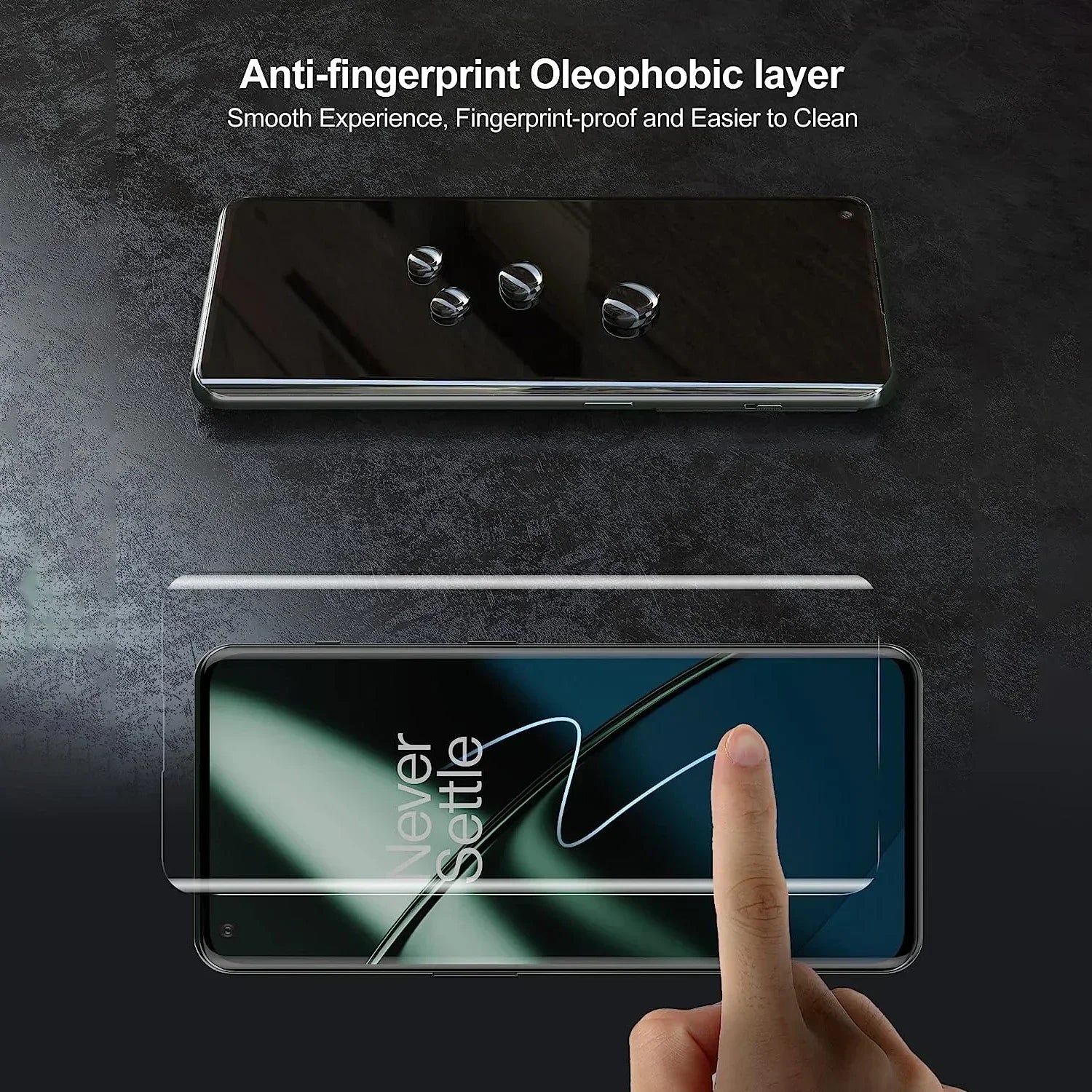 SKIG UV-Panzerglas Für OnePlus 13 12 11 R 10 9 8 7 7T Ace2 Pro Vollflächig klebend, Aushärtung für OnePlus13 Displayschutzfolie