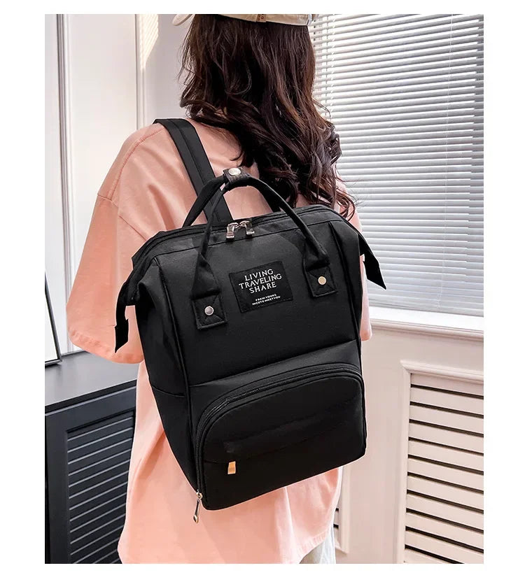 Wickelrucksack Windeltasche Mama Große Kapazität Taschen Mama Baby Multifunktionale Wasserdichte Outdoor Reise Windeltaschen für die Babypflege