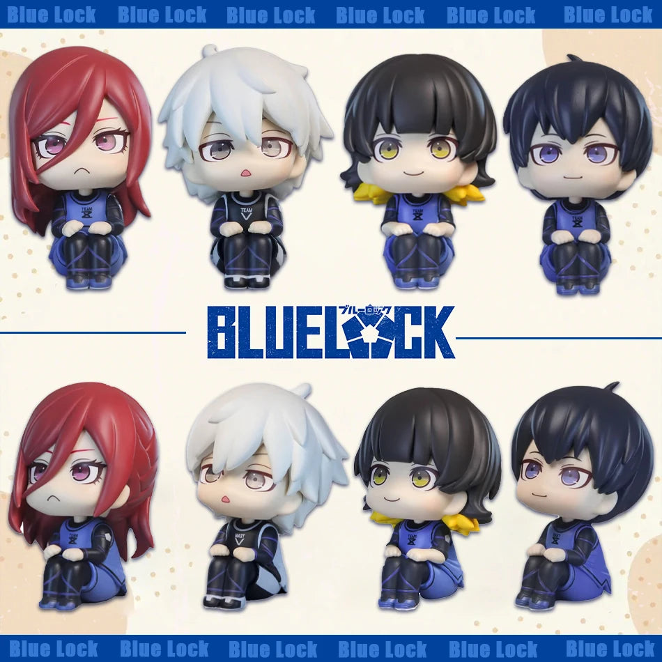 BLUE LOCK Actionfiguren Isagi Yoichi Bachira Meguru Anime Figur Q-Version Figur Sammelmodell Kinderspielzeug Puppen Geschenke Hauptbild