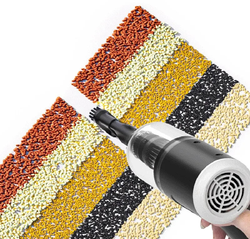 9000Pa kabelloser Auto-Staubsauger USB-Ladevorgang 1200mAh tragbares Reinigungsgerät Mini Nass- und Trockensauger Haushalt