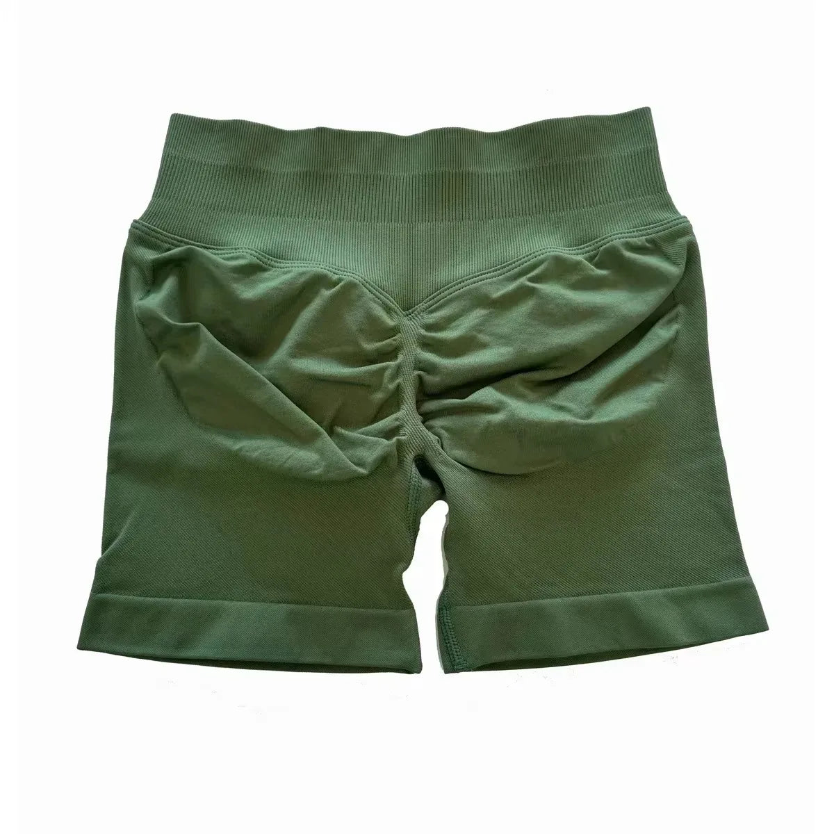 Impact Shorts 4.5" Nahtlos, hochelastisch, niedrig gerippter Bund, dezenter Po-Kontur-Shorts, Fitness Workout Yoga Gym Shorts