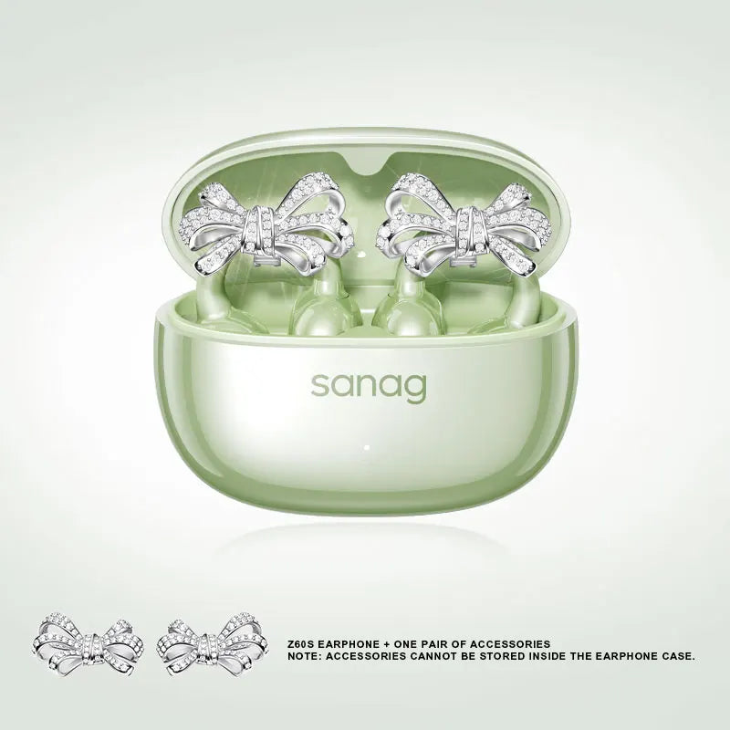 Sanag Z60S Ohrclip-Kopfhörer OWS HiFi-Sound Open-Ear-Ohrhörer Audífonos Bluetooth Kabellose Kopfhörer Flash-Sale Headset