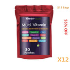Multivitamin-Pflaster – Voller Vitamine & Mineralien, steigert die Energie, unterstützt das Immunsystem, bietet antioxidative Vorteile.