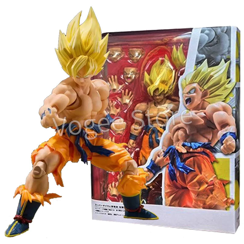 Shf Dragon Ball Z Son Goku Legendäre Actionfigur PVC Bewegliche Sammlung Anime 17cm Super Saiyajin Kakarotto Figur Modell Spielzeug Hauptbild
