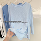 Atmungsaktives langärmliges Yoga-Cover-up, leichtes, schnell trocknendes Lauftop für Damen, lockere Passform, schlicht, Sport, Fitness, Outdoor, Freizeit