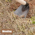 Gartenhacke Manganstahl Gartenhacke zum Jäten Hochleistungs-Handwerkzeuge Ersatzteile Grabkultivator zum Lockern von Land