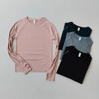 Damen Outdoor Sportshirt Yoga Wear Fitness T-Shirt Laufshirt Workout Oberteile T-Shirt Damen Sportbekleidung Trainingskleidung Fitnessstudio