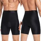 Herren Body Shaper Bauchkontroll-Shorts Shapewear Bauchmieder Boxer Slips Hohe Taille Schlankheitsunterwäsche Bein Kompressionshose