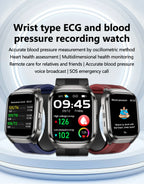 2026Neue Gesundheitsuhr Blutdruck Genaue Messung Smartwatches Herren Harnsäure Blutfette wasserdicht Airbag Smartwatch Damen